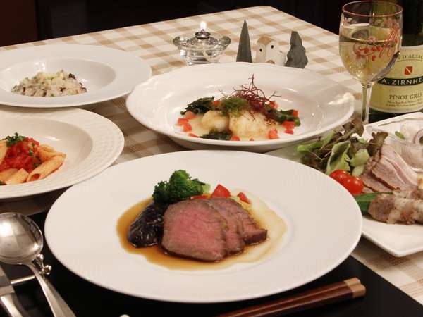 会津の食材と郷土食を生かしたお料理をお作り致しております。