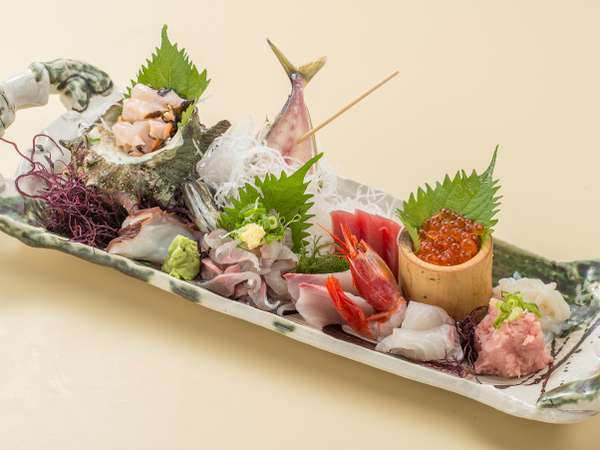 熱海温泉　ホテルサンミ倶楽部　別館のプラン「【ポイント１０％】鮮度抜群！海の幸づくし「漁火御膳」or「荒磯御膳」or「鯵彩御膳」3種類から選べる夕食」