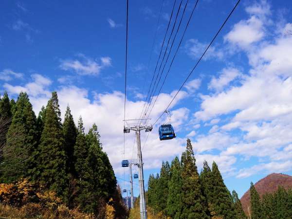 *【ドラゴンドラ】なえば高原とたしろ高原を結ぶ日本最長のゴンドラ☆優雅な空中散歩はいかがですか？