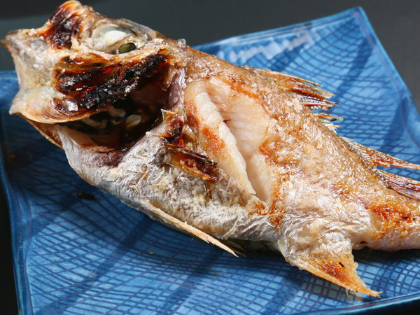 お食事例　旬な魚を焼き魚で