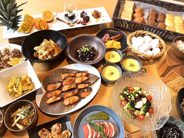朝食高山名物も楽しめる朝食ビュッフェ