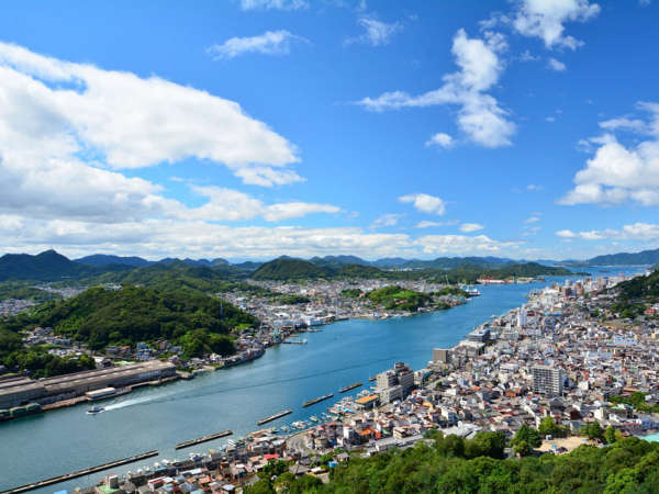 浄土時山展望台からの尾道水道