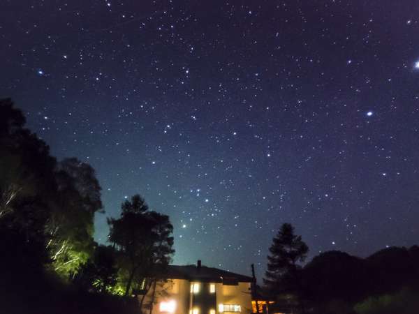 *【施設周辺】都会では味わえない星の輝きに出会えます。