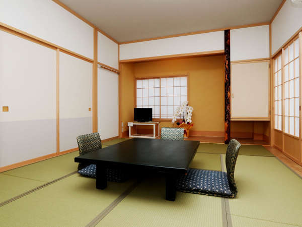 和室8畳◆2名様からご利用できます。清潔感のある和モダンな造りのお部屋です。