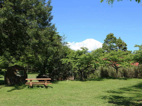 ・敷地内からの富士山