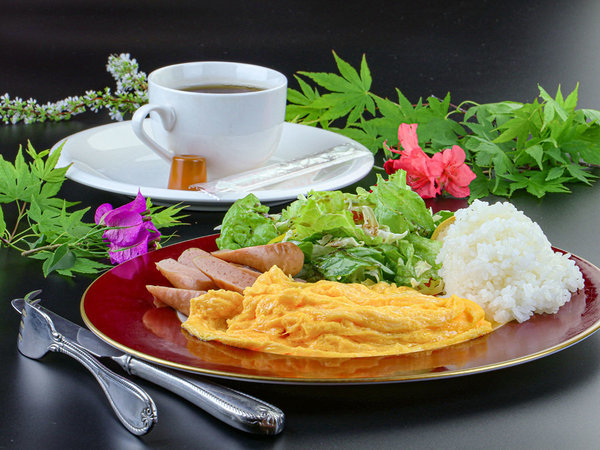 #【朝食】人気のスクランブルエッグ朝食をご用意！