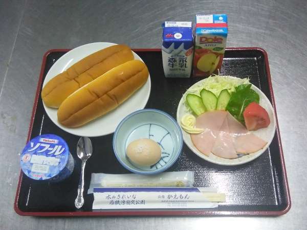 かえもん旅館のプラン「《パン朝食》お部屋でのんびり♪お手軽洋朝食」