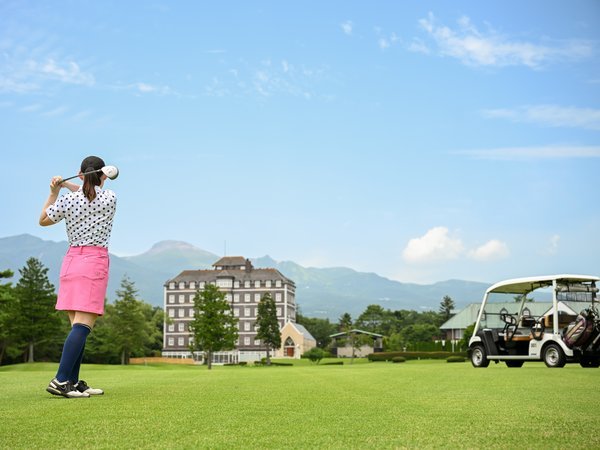 ☆25那須ゴルフガーデン☆日本でも珍しい１ホール２ウェイ方式の那須連山を望む自慢のゴルフコース♪