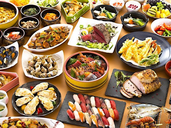 【三陸シーサイドビュッフェ】旬を大切に、三陸の魚介と岩手県産の食材をふんだんに使用したビュッフェ