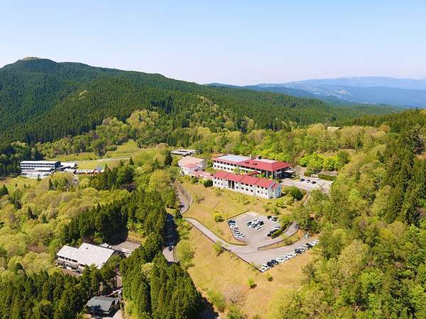 青山ホテル航空写真