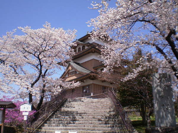 桜の高島城