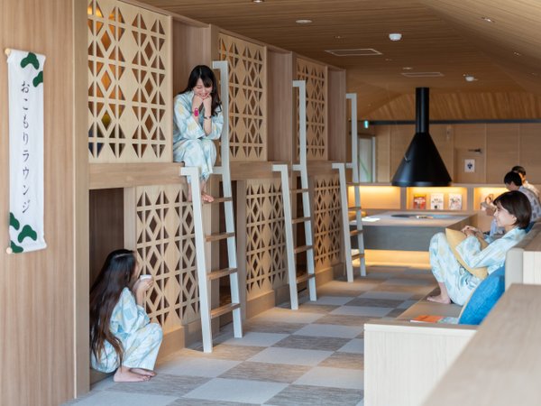 おふろcafeニューびわこホテルのプラン「3名様ご利用【12時アウト】ロングステイ☆レイトチェックアウト／無料朝食付」