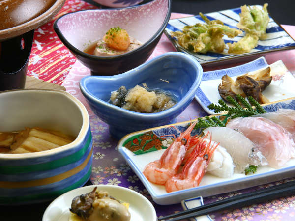 #ごっつぉ和食膳＿日本海の幸がたっぷり！佐渡のおいしさをギュッと詰め込んだお料理です♪　