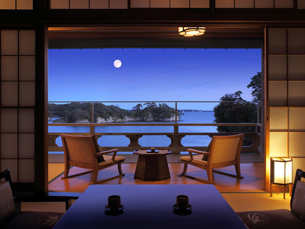 ――武蔵野の月の若生えや松島種。芭蕉も憧れた、日本三景のひとつ「松島の月」をお部屋から。