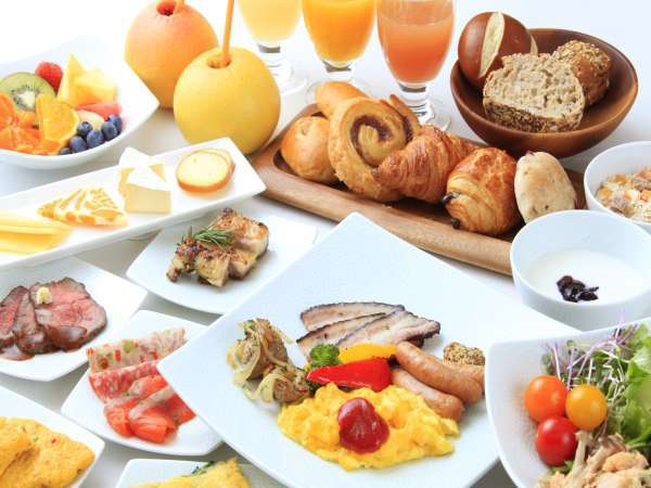 【朝食ビュッフェ】朝から大満足の朝食で贅沢な時間をお過ごしください♪