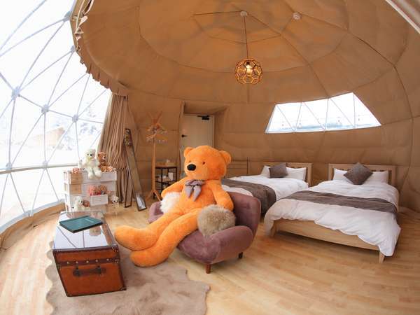 熊野山から熊をコンセプトとしたテントroom "bear"