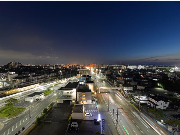 屋上からの夜景