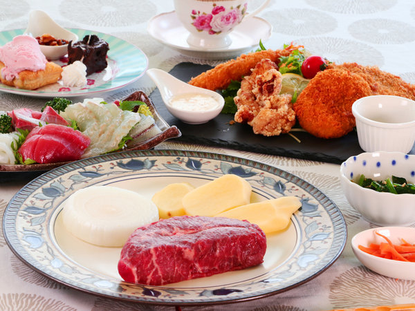 わんずビレッジモンモラーテのプラン「【2食付き】◎淡路牛ステーキコース♪∪・ω・∪」