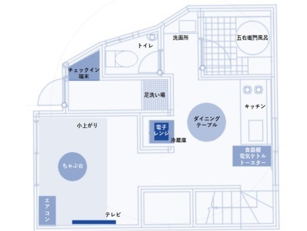 １階の間取り図