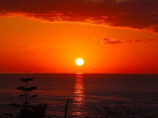 【風景】その日によって、様々な風景がごらんになることができます。特に朝焼けは毎日変化しています