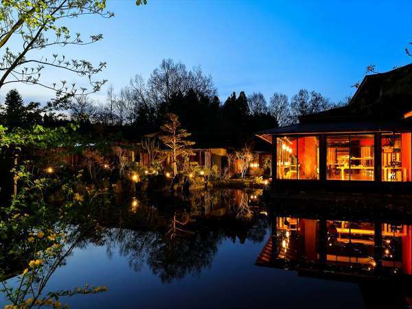 蔵王の自然が織りなす幻想的な夜景