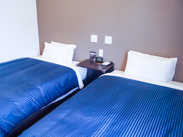 ◆ツインルーム◆120×195cmシモンズ製ベッドを導入しております。