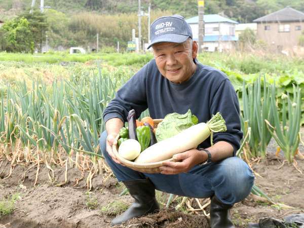 愛情たっぷりの自家製野菜！いつもニコニコ笑顔の旦那と♪