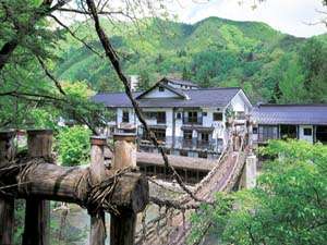 湯西川温泉 本家伴久 平家伝承かずら橋の宿の写真その1