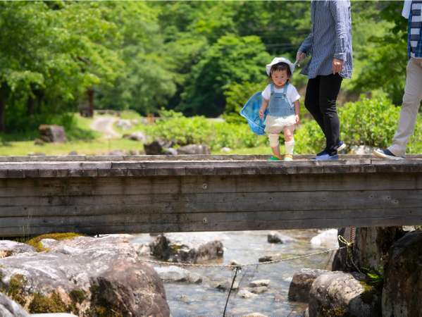 園内を流れる『なかんじょ川』