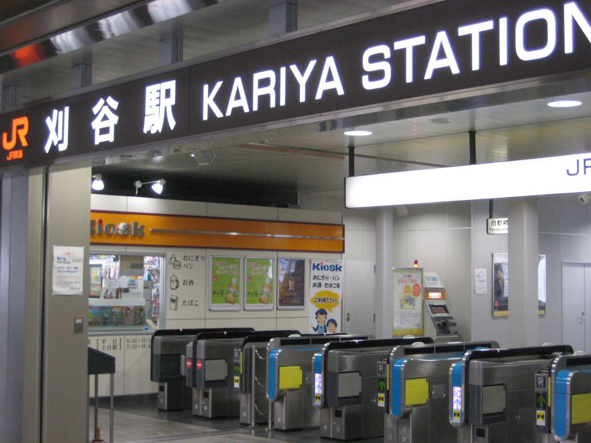 ＪＲ刈谷駅改札口。駅直結しているので便利です！