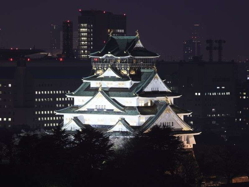 「日本三大夜城」のひとつ“大阪城”はホテルのすぐ目の前