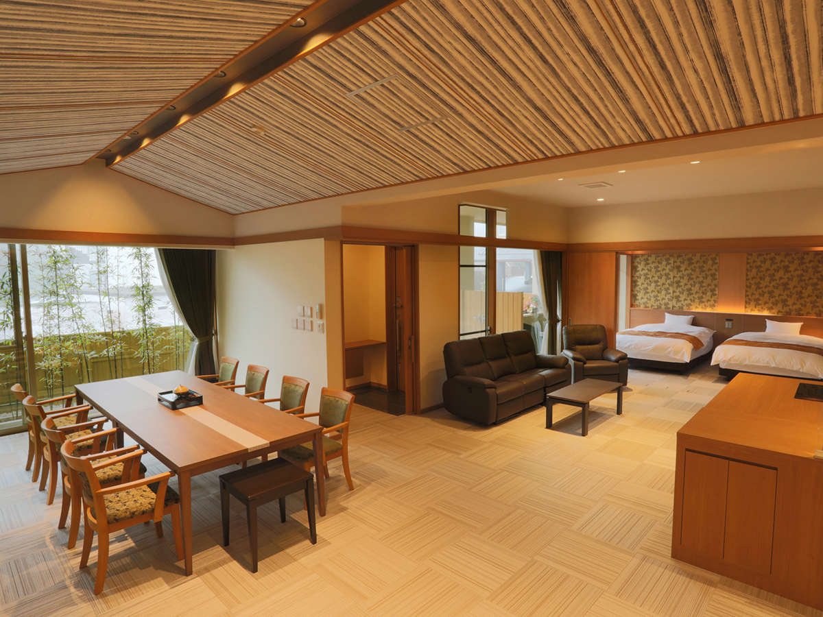 *【別館1F貸切特別室「太閤」】最も広い140平米の1フロアに1室のみのお部屋になります。