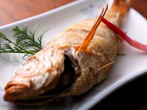  高級魚ノドグロ白身魚で脂が乗ったノドグロの塩焼きが最高!!(別注文)