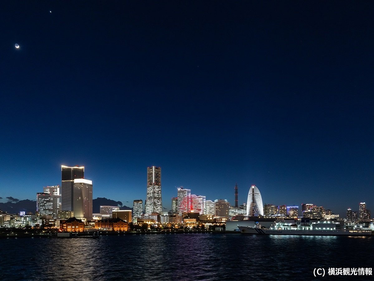 横浜の夜景　綺麗な夜景をお楽しみください♪