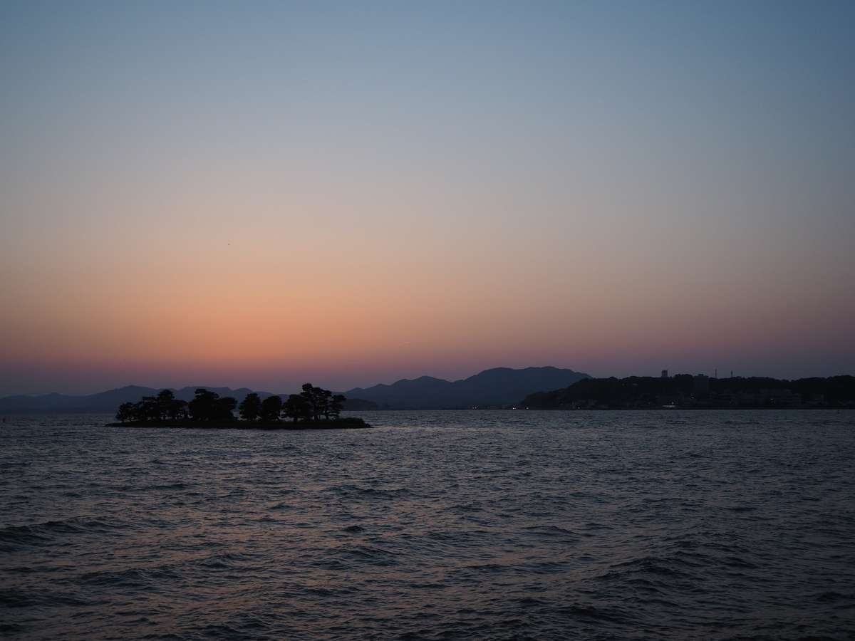 宍道湖と嫁ヶ島
