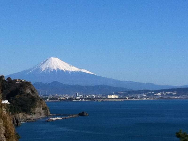 ホテル　ベイテラスより富士山