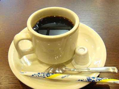 当館の温泉で入れた源泉コーヒー香りが引き立ち、まろやかな味わいです。４００円