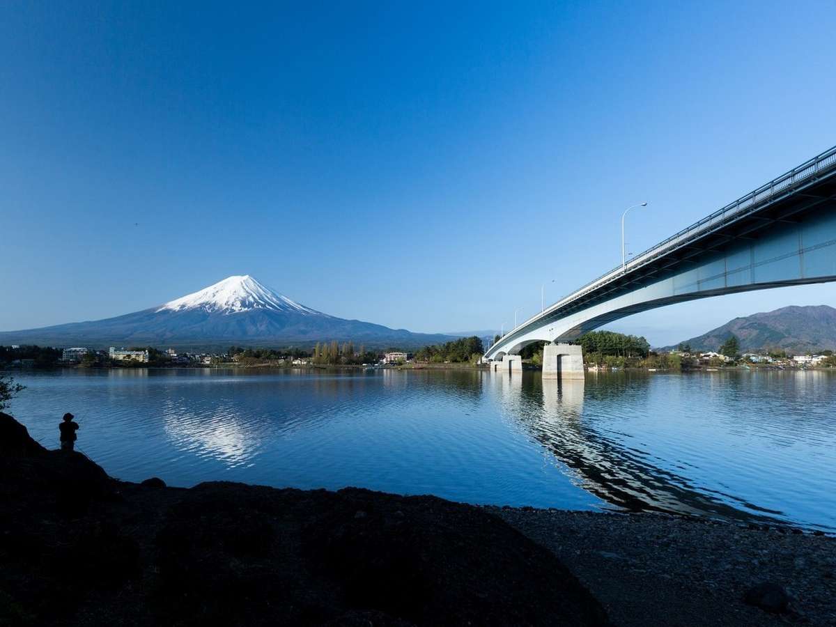 富士山と河口湖大橋