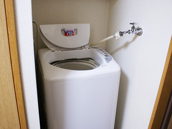 【洗濯機】全室洗濯機完備♪短期～長期滞在までのご宿泊に大変便利です☆