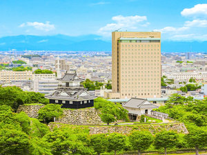 「ホテルコンコルド浜松」の徳川300年の歴史を刻む出世城。浜松城に隣接するホテルです。