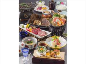【麗(うるわし)プラン夕食イメージ】信州の食材もふんだんに採り入れた、会席料理をお愉しみください。