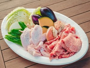「上小川レジャーペンション」のBBQセット