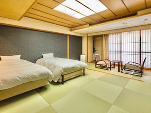 【コンフォート】15畳和室(ベッド)◆41平米