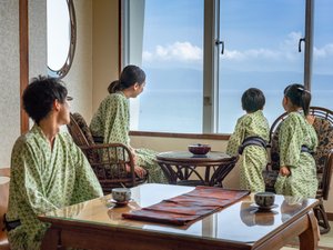 ■客室イメージ■当館は、全室オーシャンビュー!毎秒すがたを変える美しい自然をお部屋で満喫★