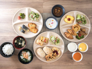 「スーパーホテル東京・ＪＲ新小岩」のメニューは日替わりなのでご連泊でもGOOD♪