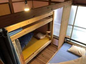 ２～３人用のお部屋です。コンセント、読書灯もあります。