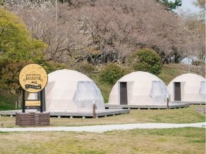 「アースステイ青島」のドームテント