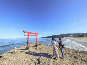 白浜海岸からの眺め