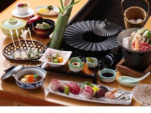 基本「砂むし会席」会席(一例)