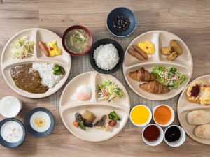 「スーパーホテル東京・亀戸」の和食派も洋食派もどちらもご堪能いただけます